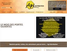 Tablet Screenshot of apidistribution.fr